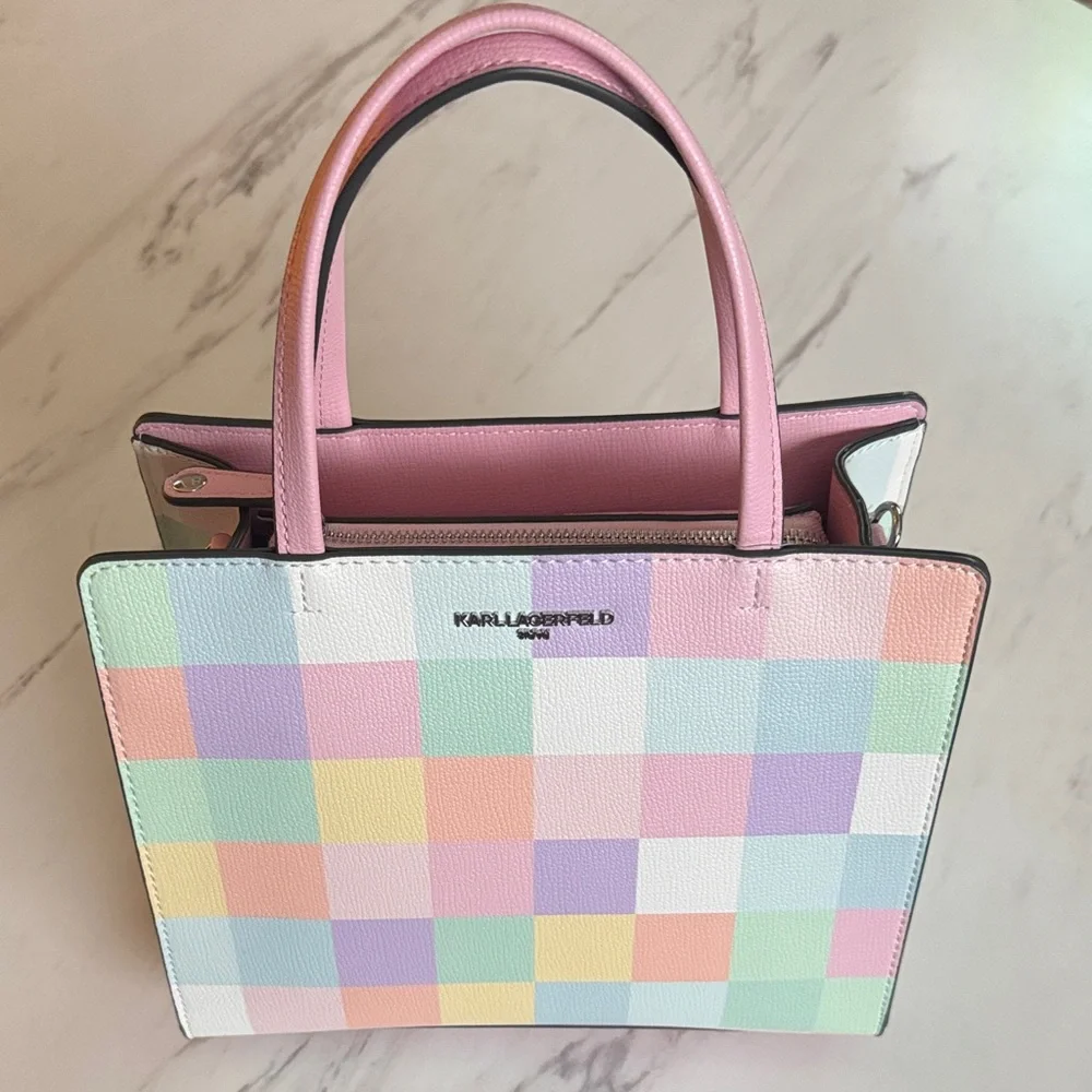 KARL LAGERFELD PARIS Jacqueline Crossbody Bag Pastel - Picture 2 of 13